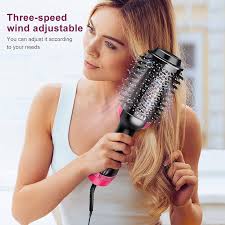 Hot Air Brush – Professional Hair Dryer, Straightener