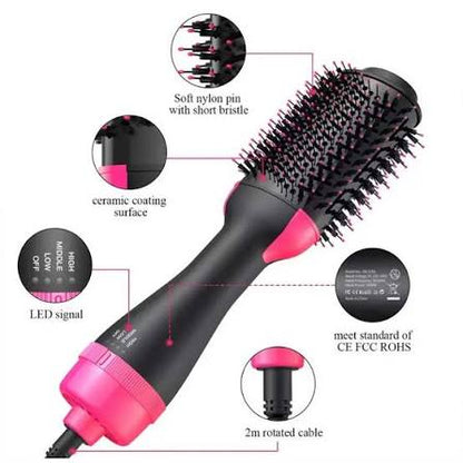 Hot Air Brush – Professional Hair Dryer, Straightener