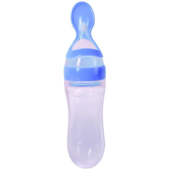Silicone Baby Feeding Spoon Feder